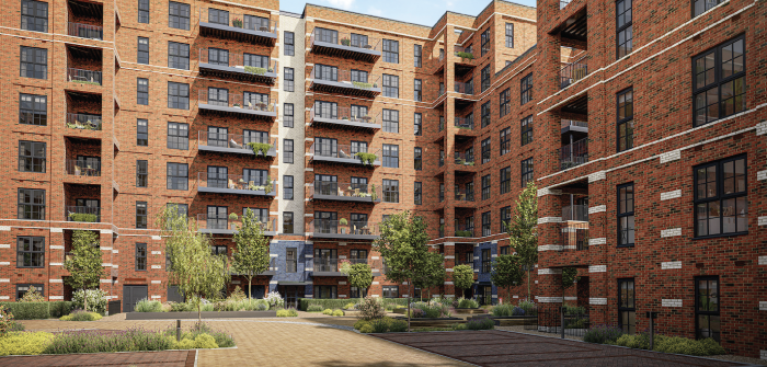 View of the building from the rear