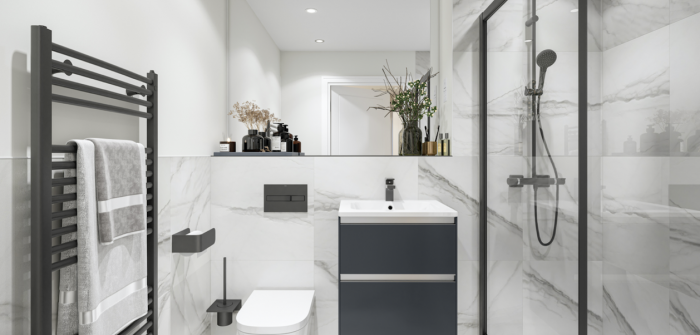 Large modern bathrooms